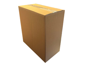 Closed cardboard box, measuring 360mm x 190mm x 390mm