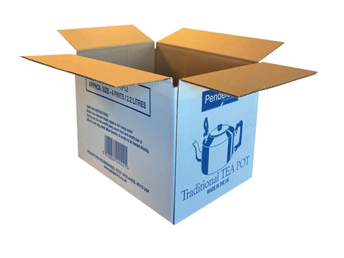 New Printed Strong Single Wall Box - 265mm x 195mm x 200mm