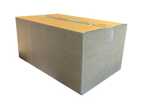 A brand new box, sealed with clear tape, measuring 380mm x 240mm x 180mm
