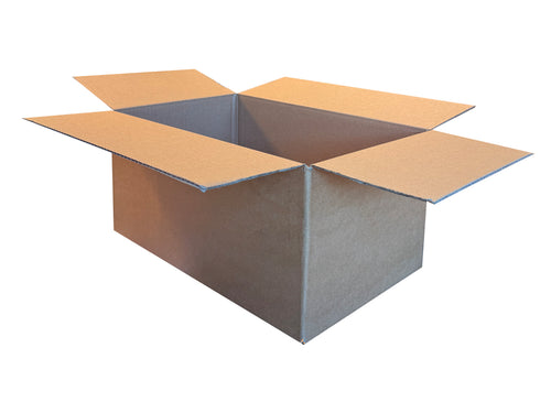 New Plain Strong Single Wall Box - 380mm x 240mm x 180mm