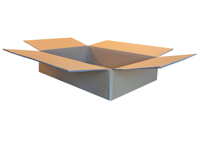A A3 shaped box, measuring 470mm x 341mm x 98mm