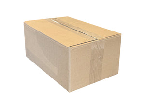 plain box taped shut to show the shape