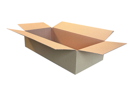 New Plain Strong Single Wall Box - 412mm x 211mm x 106mm