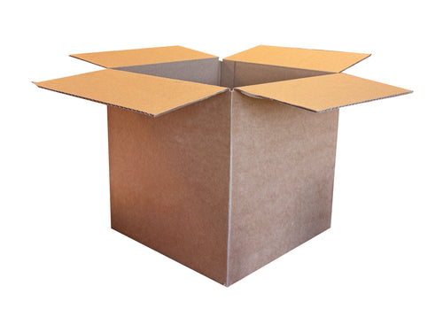 New Plain Strong Single Wall Box - 230mm x 230mm x 230mm
