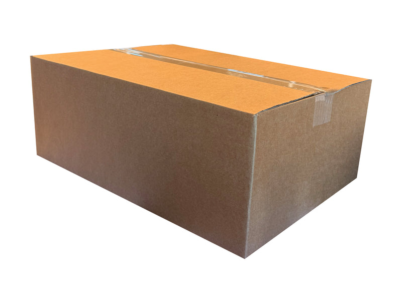 A 405mm x 302mm x 151mm box, sealed shut. 