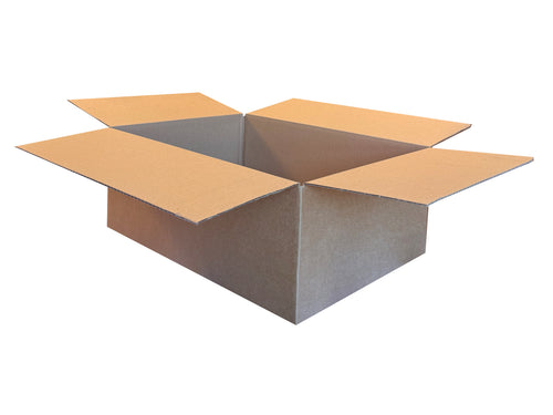 New Plain Strong Single Wall Box - 405mm x 302mm x 151mm
