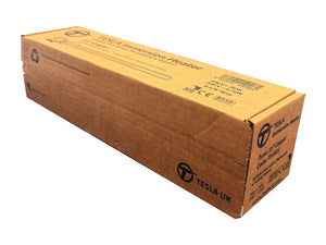 Printed cardboard box with a tear-off opening strip