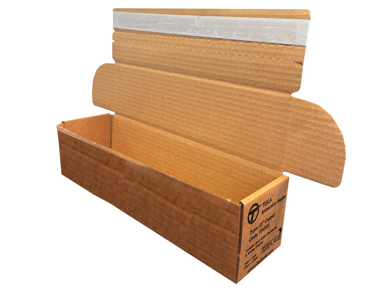 Die Cut Cardboard box measuring 323mm x 84mm x 84mm