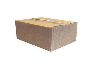 A Small box, closed with clear tape