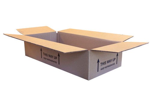 New Printed Strong Single Wall Box - 460mm x 225mm x 100mm
