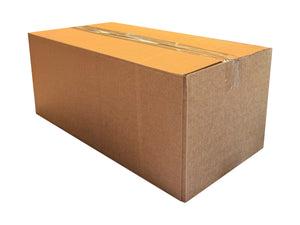 A 463mm x 234mm x 197mm plain box, sealed with clear tape