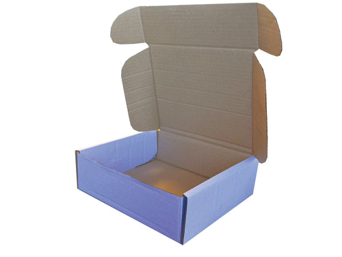 New Printed Single Wall Box - 220mm x 195mm x 70mm