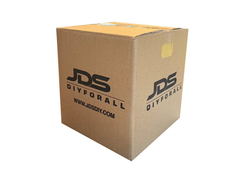 Box printed with - JDS - DIY for all