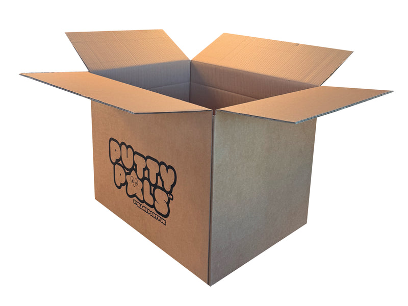 A printed 610mm x 457mm x 457mm box