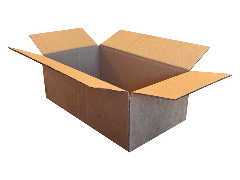 Plain Cardboard box, measuring 255mm x 152mm x 90mm