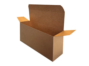 Solid board carton measuring 188mm x 55mm x 89mm