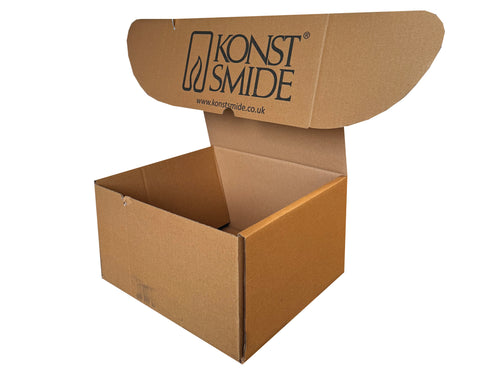 New Printed Strong Single Wall Box - 285mm x 260mm x 160mm
