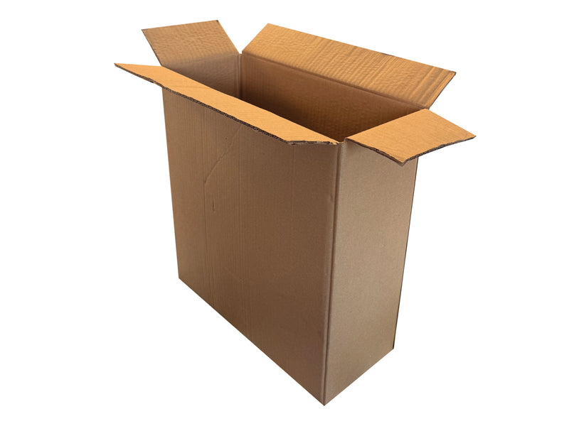 Double wall cardboard box measuring 400mm x 155mm x 460mm
