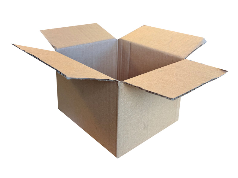 Small cardboard box, measuring 152mm x 127mm x 95mm
