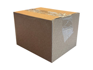 Box measuring 152mm x 132mm x 106mm, sealed with tape