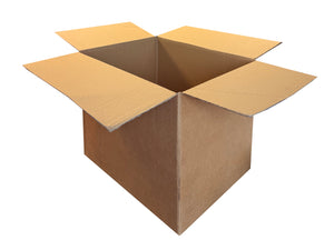 A new Cardboard box, measuring 525mm x 380mm x 380mm