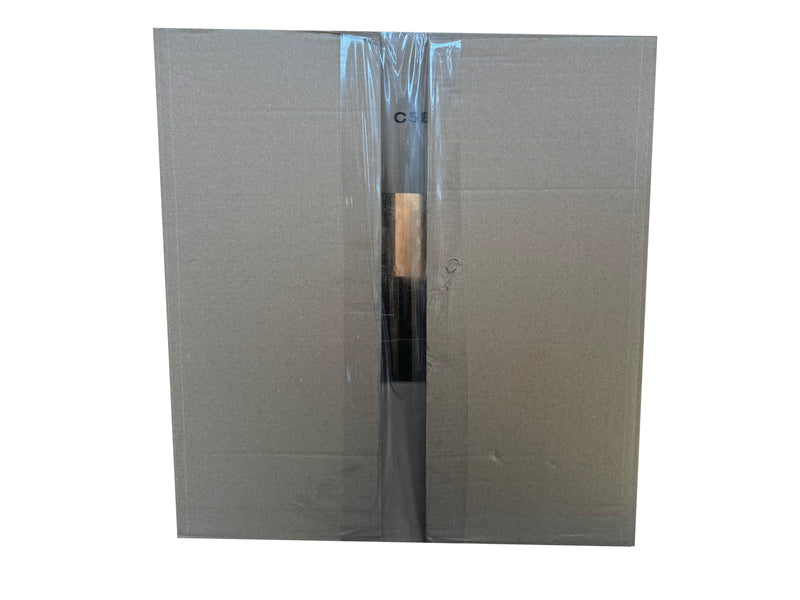 Image showing the 4cm gap in the top and bottom flaps, taped over. 