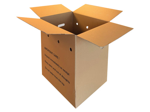 New Printed Strong Single Wall Box - 489mm x 389mm x 529mm