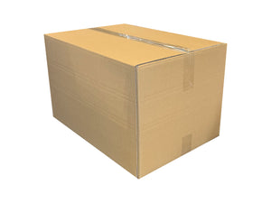 plain shipping box with tape