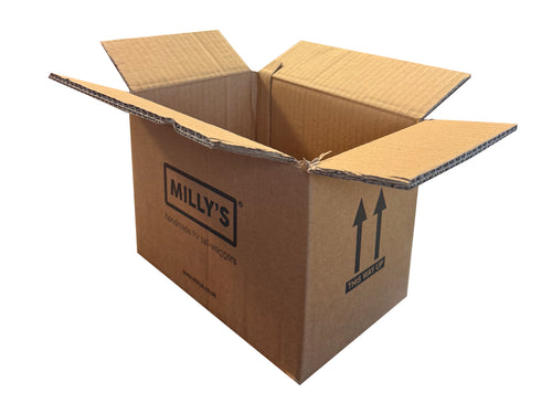 New Printed Strong Double Wall Box - 237mm x 160mm x 165mm