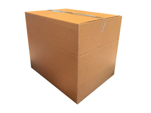 packing box tape at the top and bottom