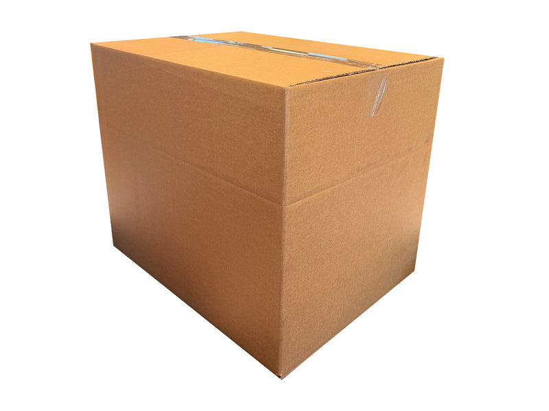packing box tape at the top and bottom