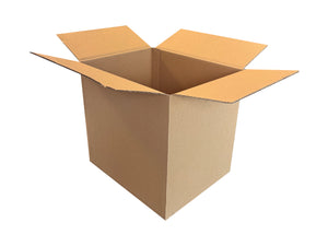Plain carton measuring 290mm x 280mm x 240mm