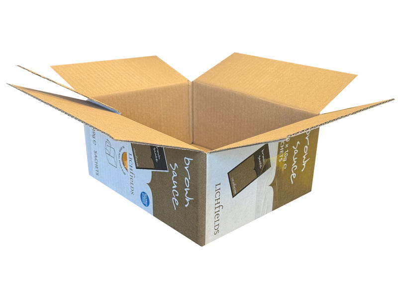 New Printed Single Wall Box - 240mm x 185mm x 100mm