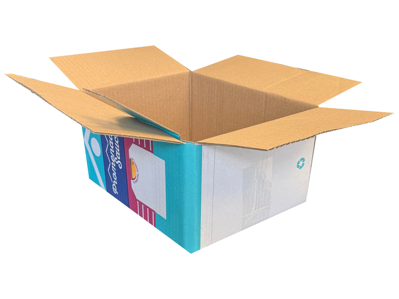 New Plain Single Wall Box - 245mm x 190mm x 125mm