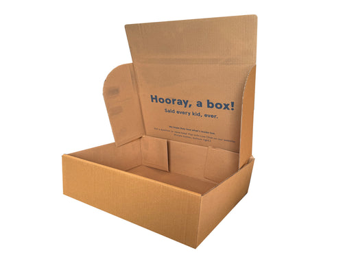 New Printed Strong Single Wall Box - 592mm x 344mm x 188mm