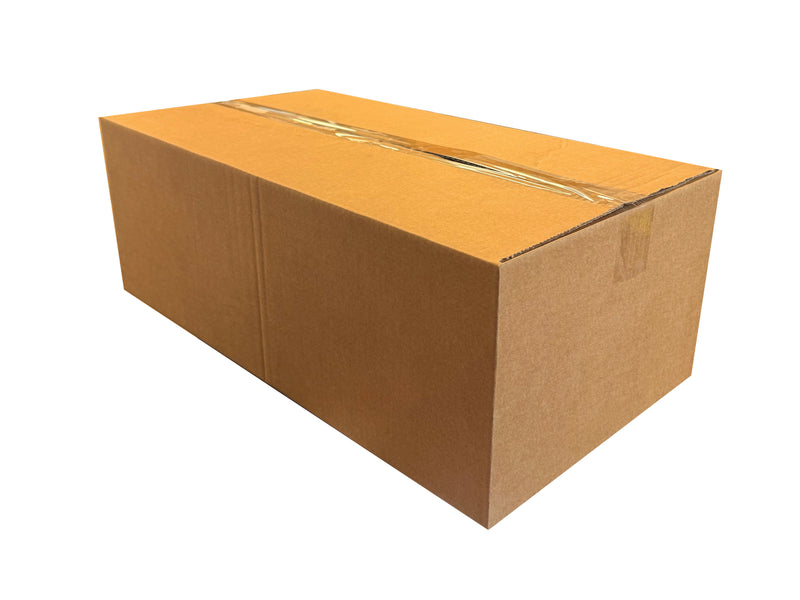 A 560mm x 290mm x 200mm. closed shut with tape. 