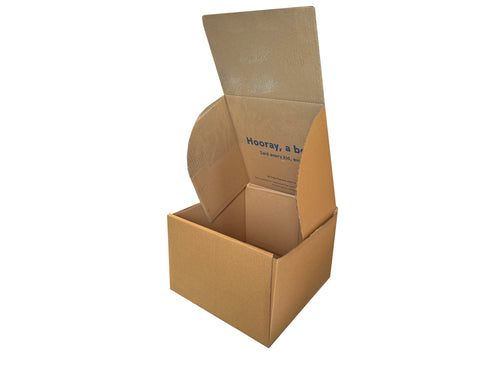 New Printed Strong Single Wall Box - 294mm x 294mm x 188mm