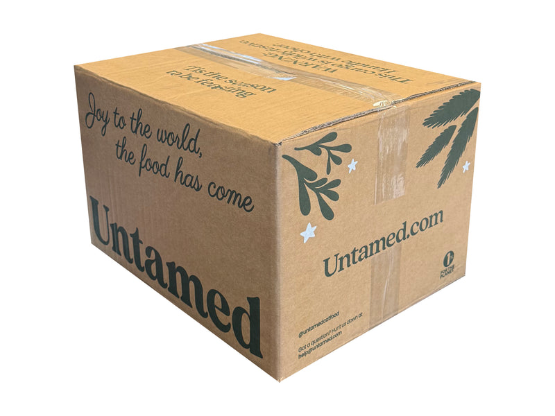 strong double wall cardboard boxes shown taped up to demonstrate their shape