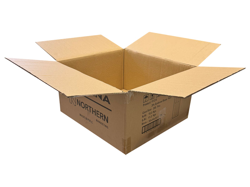 low cost double wall cardboard box with print