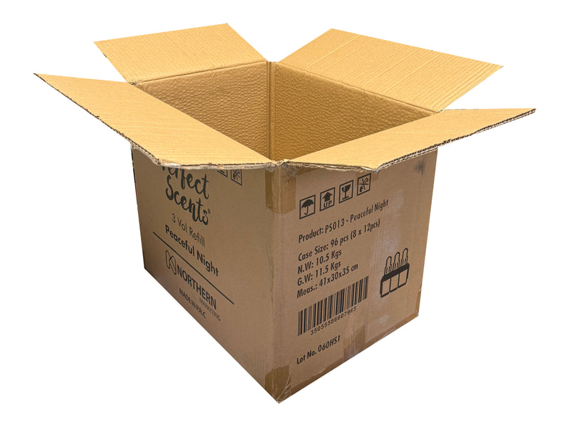 double wall used cardboard box with print