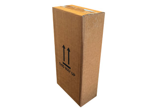 bottle box with this way up print