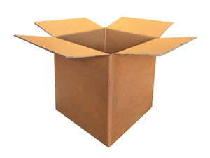A heavy duty packing box measuring 347mm x 345mm x 365mm