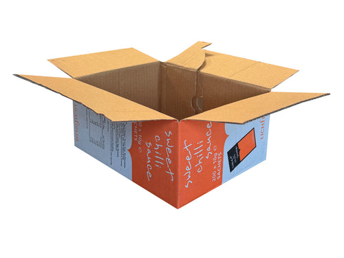 New Printed Single Wall Box - 245mm x 195mm x 100mm