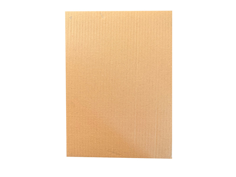 A 14.6 inch by 9.8 inch, single wall layer card