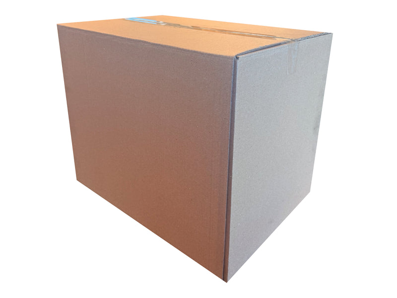 Closed box with dimensions of 524mm x 386mm x 400mm