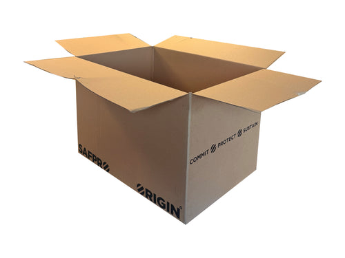 New Printed Strong Single Wall Box - 575mm x 395mm x 410mm