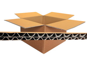 Removals packing box measuring 350mm x 345mm x 238mm
