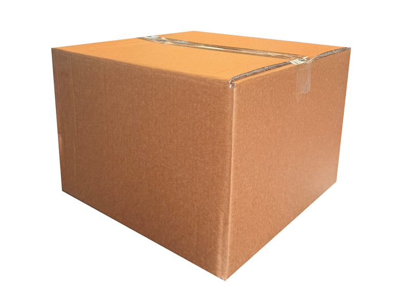Closed box measuring 350mm x 345mm x 238mm