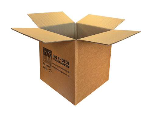 New Printed Strong Double Wall Box - 405mm x 405mm x 405mm