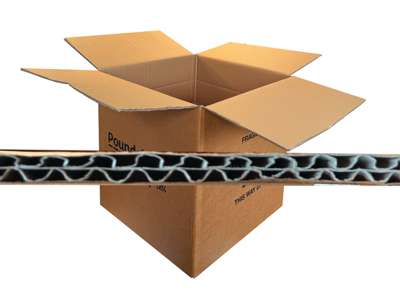 New Printed Strong Double Wall Box - 457mm x 457mm x 457mm